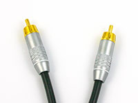 Cable Solutions YHG-1RCAF-2RCAM High-Grade "Y" Cable, 2-RCA-male ends