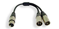 Cable Solutions High-Grade XLR "Y" Cables