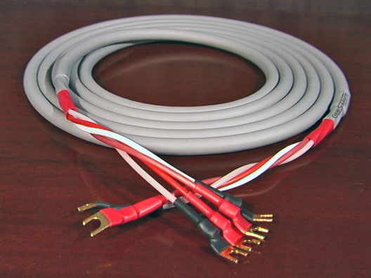 Vampire Wire Terminations Canare 4S11 Star Quad Bi-Wire Speaker Cables 10m 