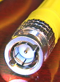 Canare's "True 75 Ohm" Impedance-matched BNC Connector