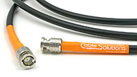 Signature Series 77 Canare BNC-male terminations, orange