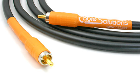 Cable Solutions "Signature Series 77" Coaxial Digital Audio Interconnect Cable with Canare "True 75 Ohm" Connectors