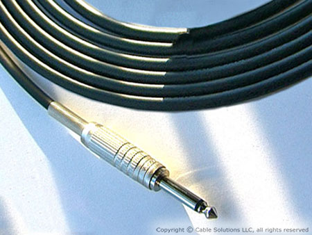 Canare GS-6 Guitar and Instrument Cable with  F-15 TS Phone Plug
