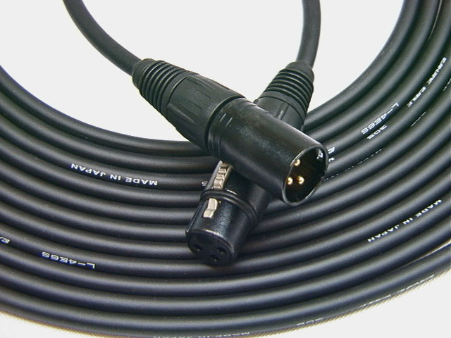 White//Red Stereo Pair Canare Balanced XLR Audio Interconnect Cables 0.9m