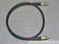 Canare L-5CFB Coaxial Digital Audio Interconnect Cable, 1 meter