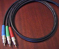 Canare LV-61S Component Video Cable Set (black jacket)