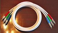 Canare LV-61S Component Video Cable Set (white jacket)