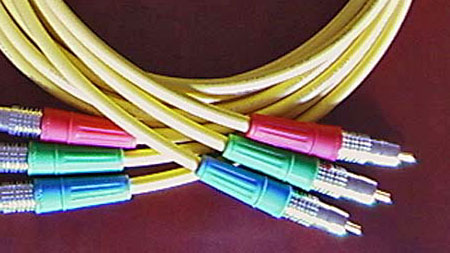Canare LV-61S Component Video Cable Set "Pro Series" Precision Discrete 3-Channel Set with your choice of RCA or BNC connectors.
				  