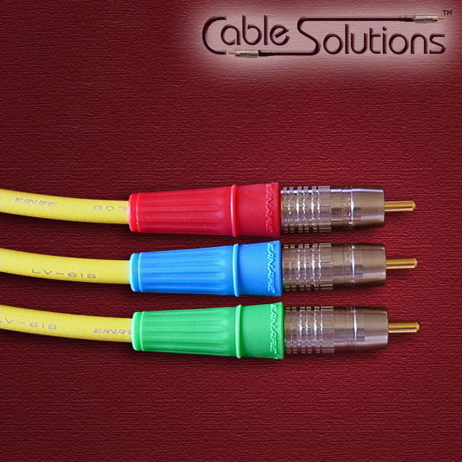 Canare LV-61S Pro Series Precision Component Video Cable Set