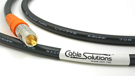 Canare LV-77S Precision Coaxial Digital Audio Interconnect Cable with Canare True 75 Ohm Connectors