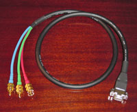 Canare V5-1.5C with RCA-male Connectors