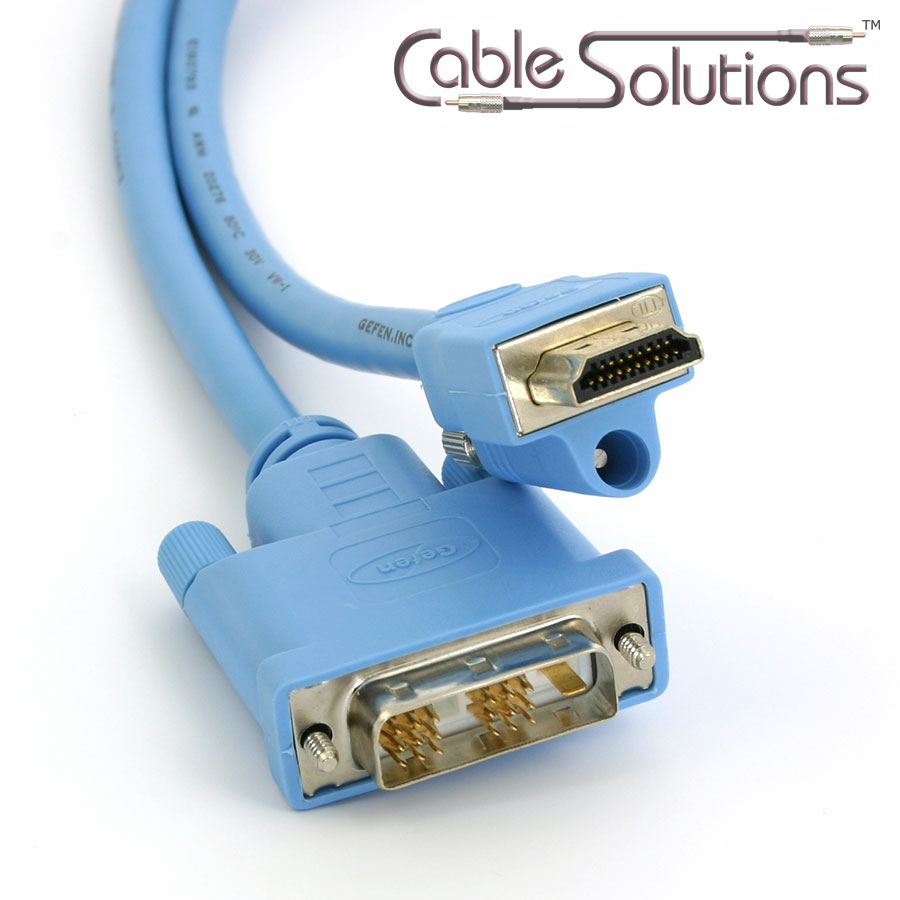 Gefen DVI to Locking HDMI Conversion Cables - Standard-Distance