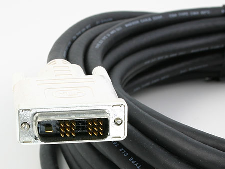 Gefen CAB-DVIC-30MM-BLK DVI-D Cable - connector close-up
