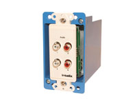 Intelix AVO-A4-WP-F Dual Stereo Audio Wallplate Balun, Right