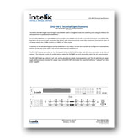Intelix DIGI-88FS HDMI Matrix Switcher Technical Specifications - PDF
