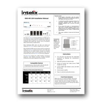 Intelix DIGI-HD-1X4 HDMI and IR via Twisted Pair Distribution System - installation manual