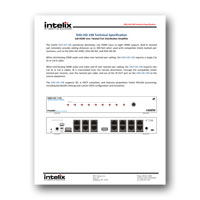 Intelix DIGI-HD-1X8 1X8 HDMI Cat 5 Matrix Distribution System, Connection Example