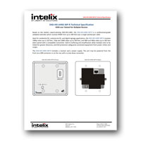 Intelix DIGI-HD-UHR2-WP-R HDMI Balun / Wallplate Extender Receiver, Specifications - Click to download PDF