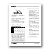 Intelix DIGI-HD-UHR2 HDMI Balun / Extender, Manual - Click to download PDF