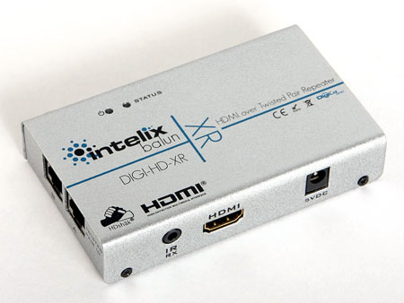 Intelix DIGI-HD-XR HDMI and IR Balun - HDMI v.1.3b and IR over Twisted-Pair Extender System