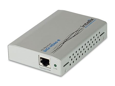 Intelix DIGI-HD60-R HDMI, bi-directional IR, RS232 and Ethernet  via HDBaseT Receiver