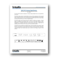 Intelix DIGI-P122 Presentation Switcher/Scaler, Technical Specifications, PDF format