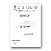 Intelix DL-HDCOAX HDMI over Coax Extender, Install Guide - Click to download PDF