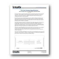 Intelix Flex Matrix Distribution System Tech Specs - PDF