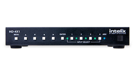 Intelix HD-4X1 4x1 HDMI Switcher with audio return channel