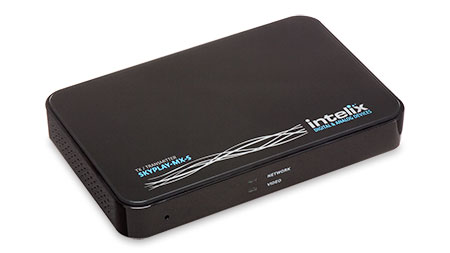 Intelix SKYPLAY-MX Wireless HDMI Extender System Transmitter, front-left view