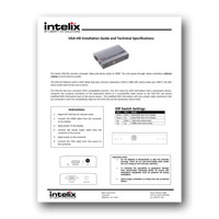 Installation Manual and tech specs