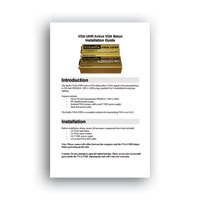 Intelix VGA-UHR-F Ultra-High Resolution VGA Balun Set - Installation Manual (click to download PDF)