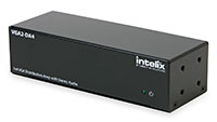 Intelix VGA2-DA4 1x4 VGA and Stereo Audio Distribution Amplifier - front-right view