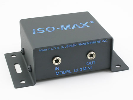 Jensen Transformers CI-2MINI ISO-MAX Stereo Audio Ground Isolator