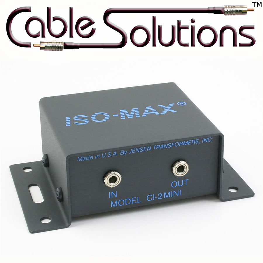 マユーラ・ニードラ・ミニ/C音 Jensen Transformers ISO-MAX CI-2MINI Stereo Audio Ground Isolator
