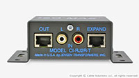 Jensen Transformers CI-RJ2R-R  ISO-MAX Stereo Cat-5 Audio Balun Transmitter, front panel