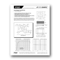 Jensen Transformers JT-11-DMPC Specs - click to download PDF