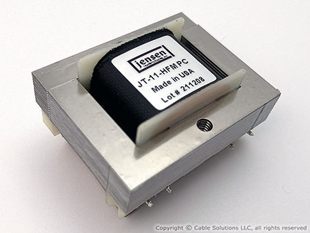 Line Output Transformer, 80% Nickel Laminations, Jensen