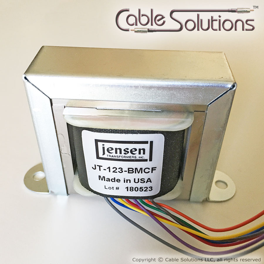 Jensen Transformers JT-123-BMCF Line Output Transformer with Jensen Transformers JT-123-BMCF Line Output Transformer with