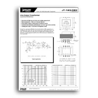 Jensen Transformers JT-123-DBX Specs - click to download PDF