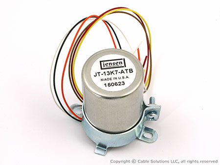 Jensen Transformers JT-13K7-ATB 1:5 Microphone Step-Up Transformer w/Threaded Bushing style mount