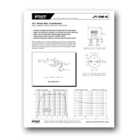 Jensen Transformers JT-DB-E Specs - click to download PDF