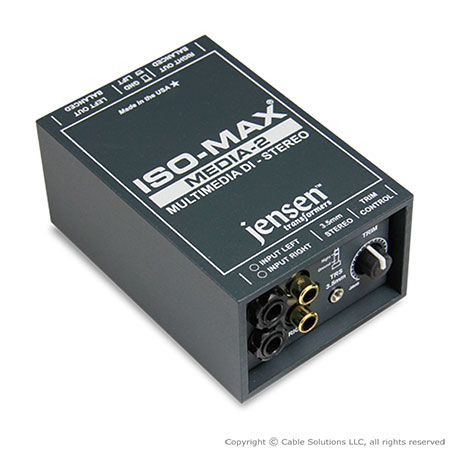 Jensen Transformers MEDIA-2 ISO-MAX Multimedia Stereo DI