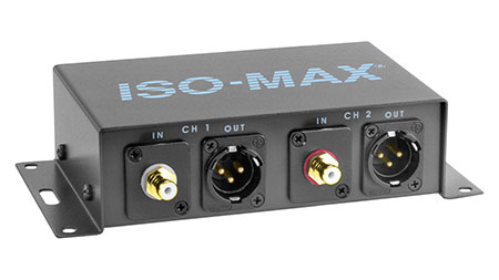 Jensen Transformers PO-2RX ISO-MAX Stereo Line Output Isolator 1 to 1 Ratio