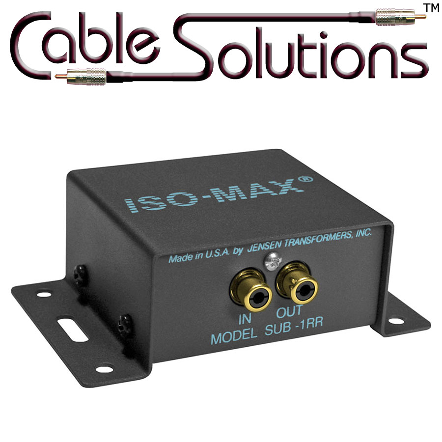 Jensen Transformers SUB1RR ISOMAX Low Frequency Audio Input Ground