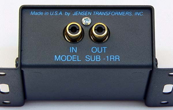 Jensen Transformers SUB-1RR Subwoofer Audio Hum/Noise Eliminator/Ground Isolator