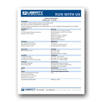 Liberty AV 14-4C-EX+ EXTRAFLEX 14 AWG 4 Conductor Heavy-duty Speaker Cable, Spec Sheet, PDF