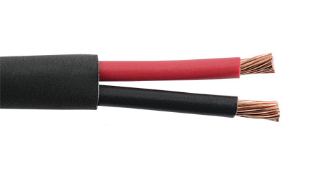Liberty AV 16-2C-P Commercial-Grade General-Purpose 16 AWG 2-Conductor Plenum Cable, black jacket