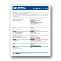 Liberty AV 24-4P-L6-EN Category 6 U/UTP EN Series 23 AWG 4-Pair Unshielded Cable, Spec Sheet, PDF