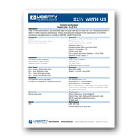 Liberty AV 24-4P-P-L6-EN Category 6 U/UTP EN Series 23 AWG 4-Pair Unshielded Cable, Spec Sheet, PDF